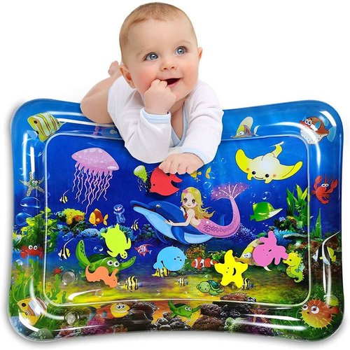 tapis de jeux pour bébé gonflable à l'eau