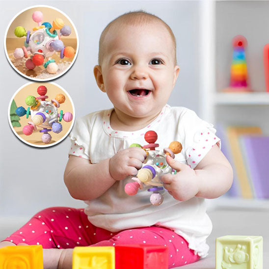 Jouet Bébé Jules™ | Anneau de Dentition Sensoriel