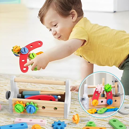 jeu de construction en éveillant la curiosité, la créativité et la confiance