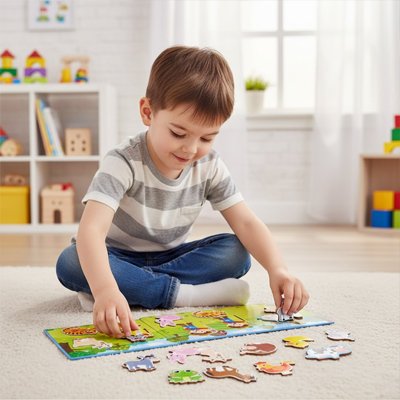 Puzzle magnétique