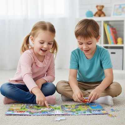 Puzzle magnétique
