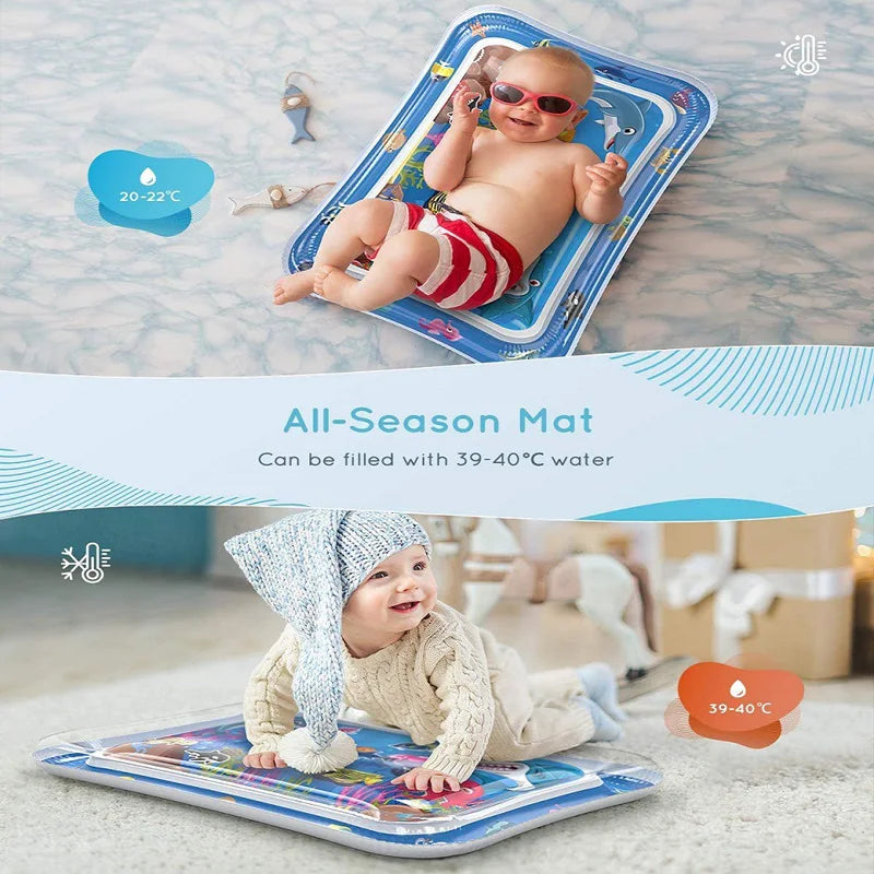 tapis de jeux  pour bébé gonflable à  l'eau