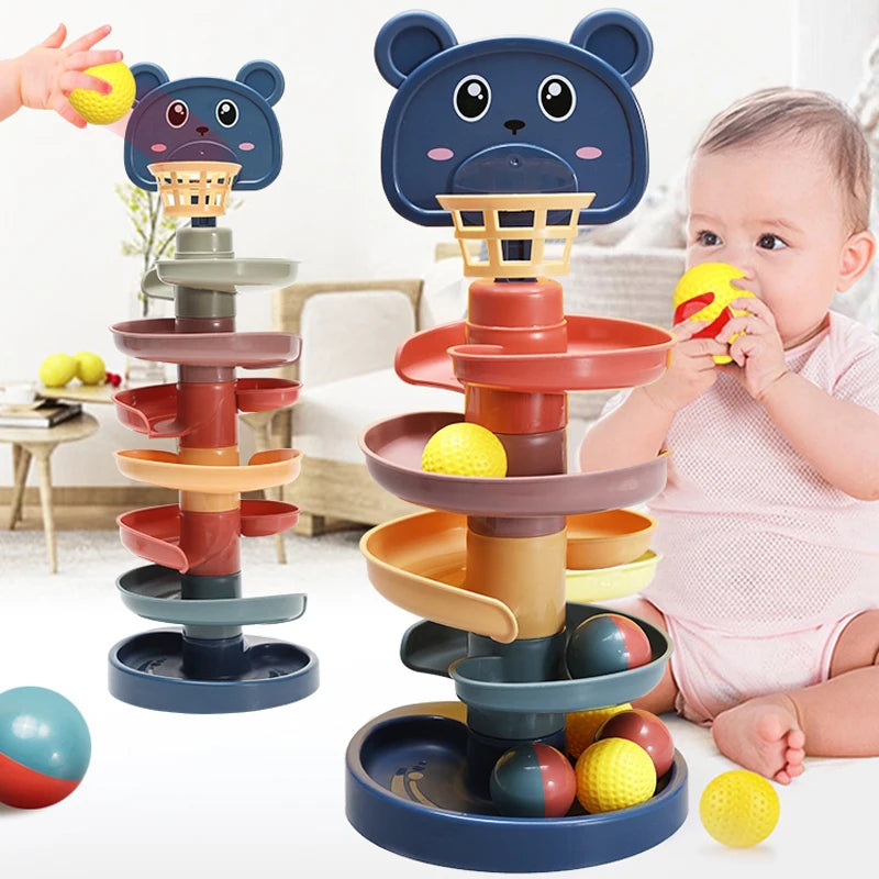 Jouet Bébé Anna™ | Tour à Balles Sensorielle