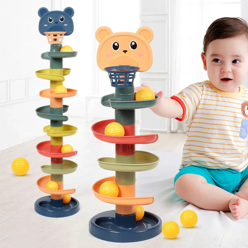 Jouet Bébé Anna™ | Tour à Balles Sensorielle