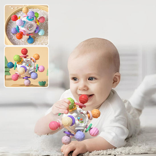 Jouet Bébé Jules™ | Anneau de Dentition Sensoriel