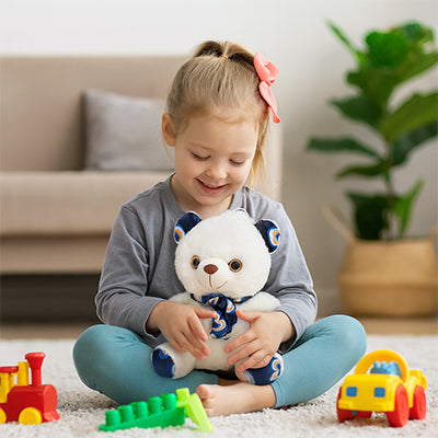 ours en peluche  conserve sa douceur et sa forme 