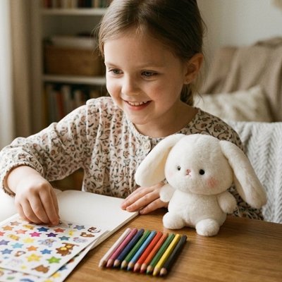 Peluche lapin 