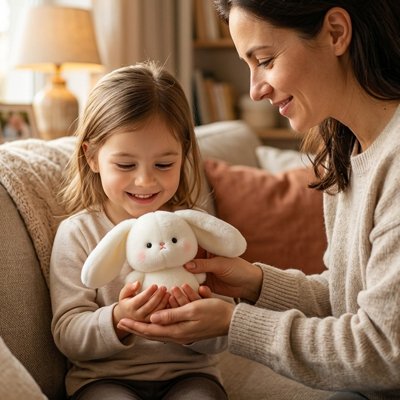 Peluche lapin 