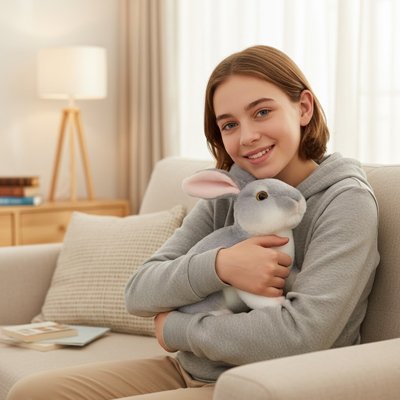 Peluche lapin 